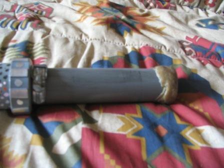 la longueur du didgeridoo est réglable grâce à un système de bague que j'ai bricolé