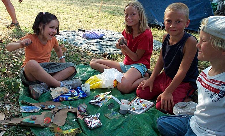Les enfants ne sont pas en reste!!